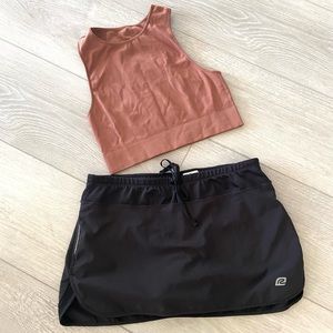 Roadrunner Running Compression Shorts (Skort) Black Velocity